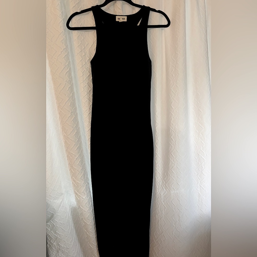 Maxi Fitted Black Dress